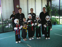 Wang's Martial Arts 5-8 sparring picture