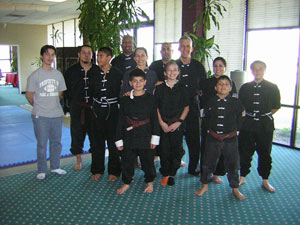 Wang's Martial Arts Brown & Black rank test picture