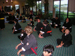 Wang's Martial Arts student rank test picture
