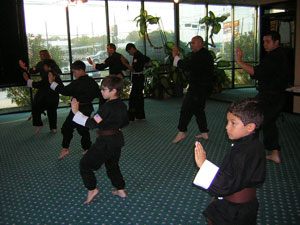 Kung Fu brown & black belt test