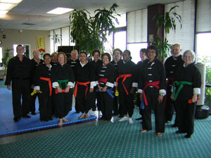 wang's Martial Arts Tai Chi rank test picture. 