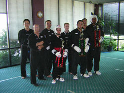 Wang's Martial Arts black belt sparring picture