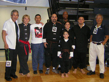 Master Yun Yang Wang with student picture.