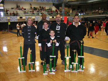 Wang's Martial Arts students tournament picture